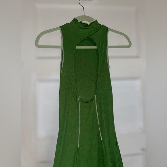 Urban Outfitters Women’s Size Small Deja Seamed Mini Dress • Raw Edge Sleeveless - Picture 4 of 15